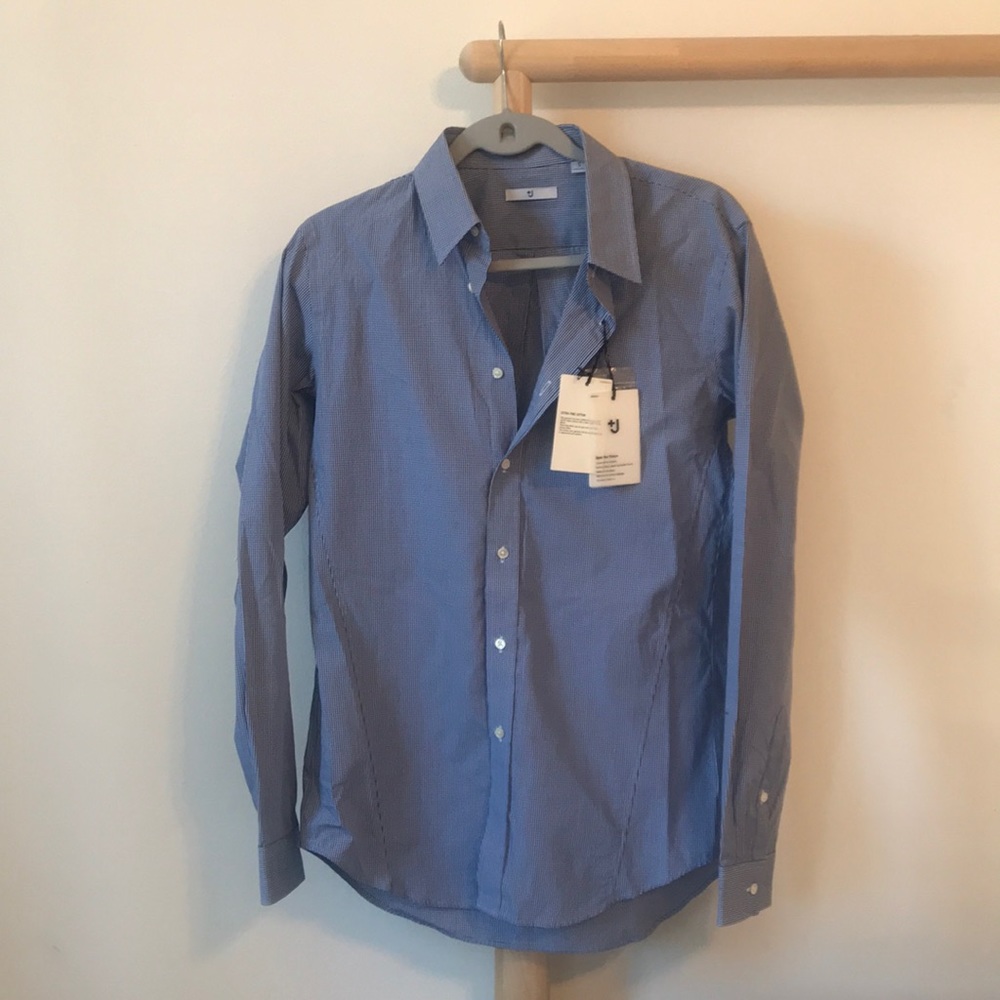 NWT Uniqlo +J Gingham Shirt S